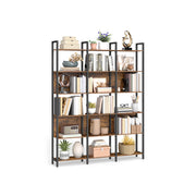 Industrial Style Bookcase with Six Shelves for Home or Office Storage by Vasagle