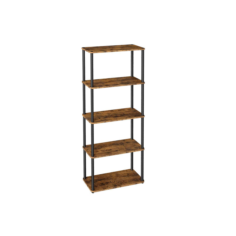 Five Tier Storage Shelf with Tool Free Assembly for Home or Garage by Vasagle