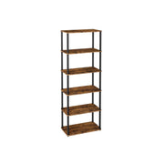 Six Tier Storage Shelf with Easy Assembly for Garage or Home Organisation by Vasagle
