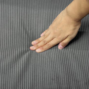 Grey Small Two Seater Corduroy Sofa Stylish and Comfortable by HOMCOM