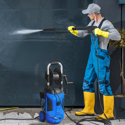 1800W High Pressure Washer 150 Bar Jet Wash Cleaner With Adjustable Spray Nozzle by Outsunny AOSOM