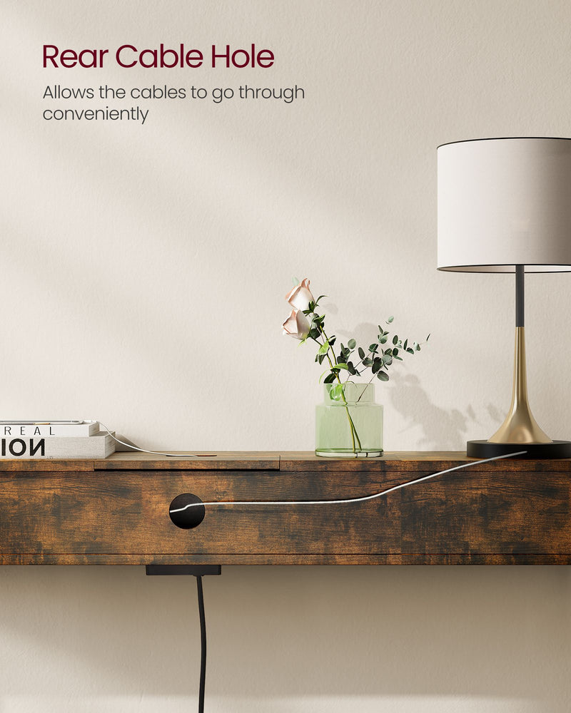 Height Adjustable Office Desk 140 cm Ergonomic Sit Stand Workstation by Vasagle