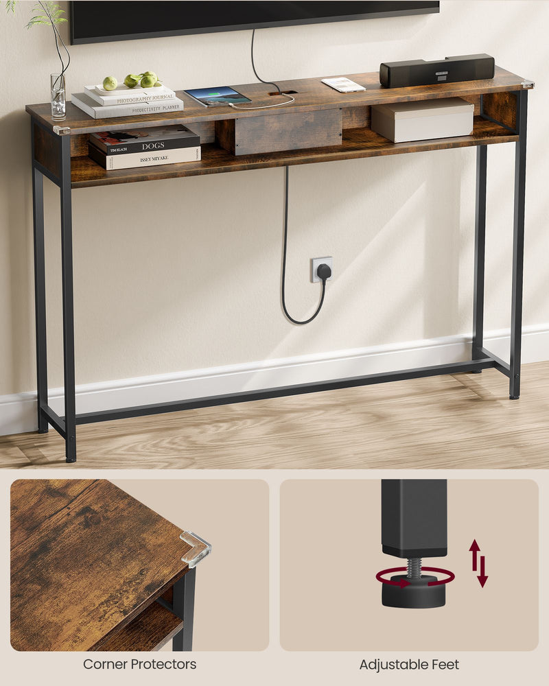 Height Adjustable Office Desk 140 cm Ergonomic Sit Stand Workstation by Vasagle