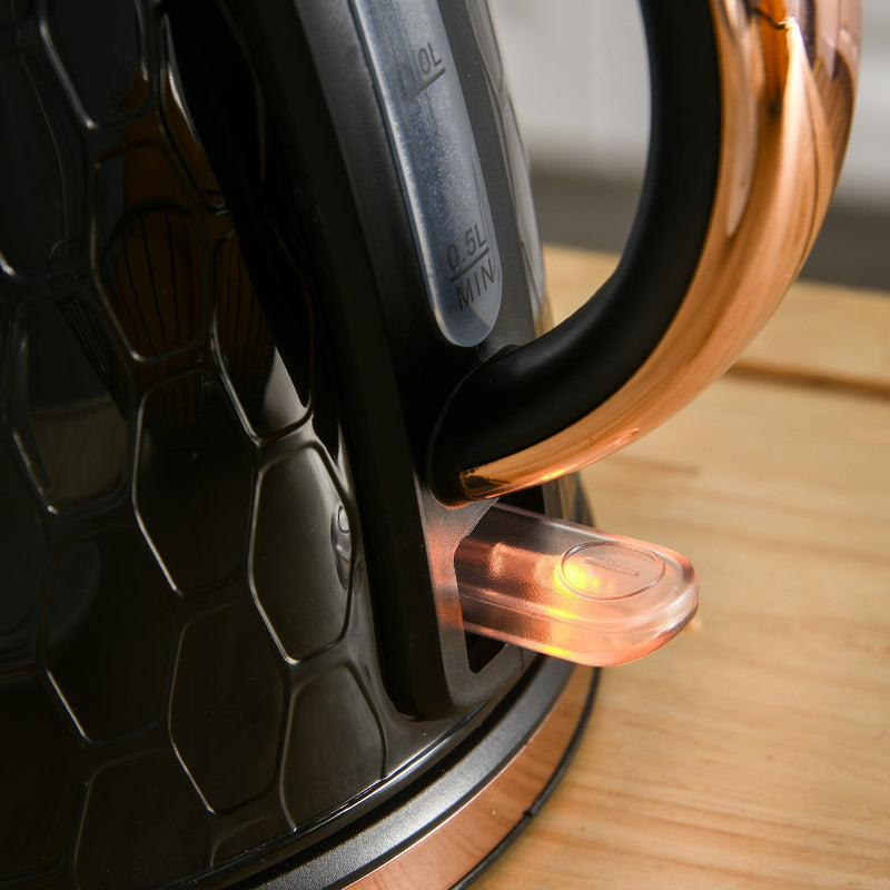 Honeycomb Kettle, Black