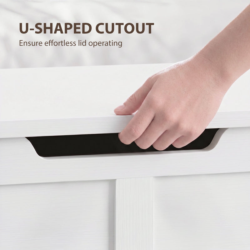 Storage bench 127L - White