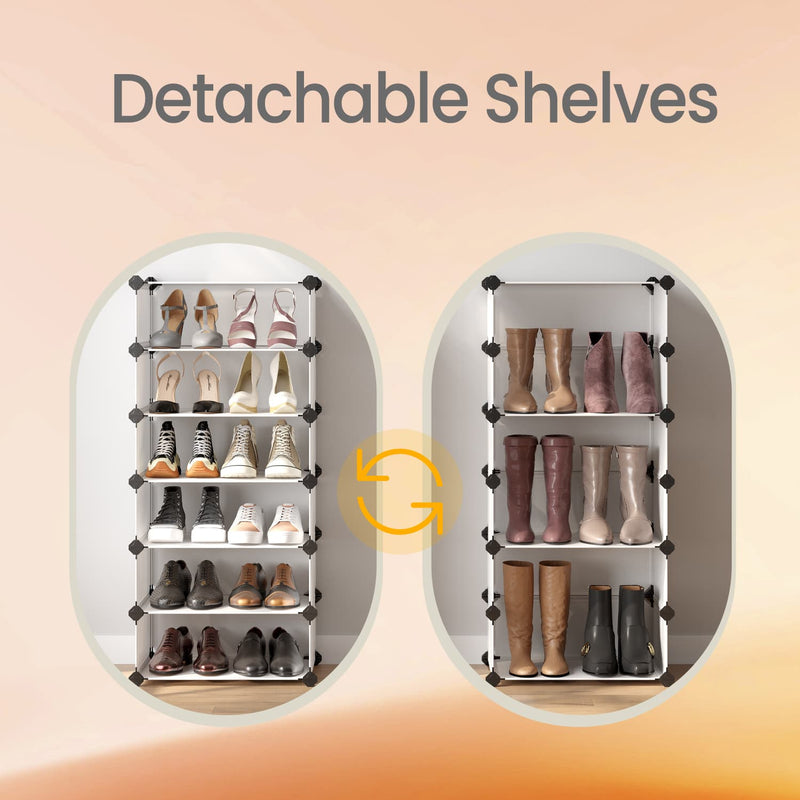 10 Tier Cube Storage Organiser Shelving Unit for Home or Office by Songmics