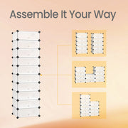 10 Tier Cube Storage Organiser Shelving Unit for Home or Office by Songmics