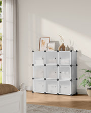 9 Cube Storage Unit Freestanding Shelving Organiser for Home or Office by Songmics