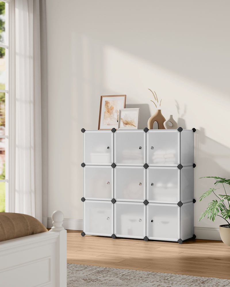9 Cube Storage Unit Freestanding Shelving Organiser for Home or Office by Songmics
