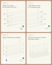 Caramel Brown Synthetic Leather Shoe Bench with Storage EKHO Collection by Vasagle