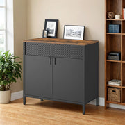 Floor Standing Storage Cabinet with Door and Adjustable Shelf for Home Organisation by Vasagle