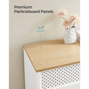 Freestanding Storage Cabinet with Double Doors and Adjustable Shelves for Home by Vasagle