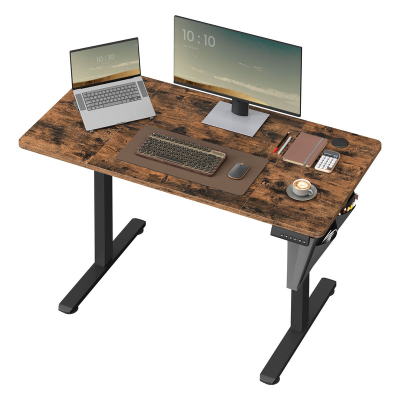 Height Adjustable Standing Desk 120 x 60 cm with Ergonomic Sit Stand Design by Vasagle