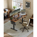Height Adjustable Standing Desk 140 x 60 cm Ergonomic Sit Stand Workstation by Vasagle