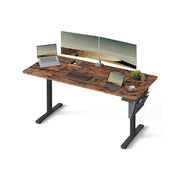 Electric Height Adjustable Desk with 4 Memory Presets 70 x 160 cm Sit Stand by Vasagle