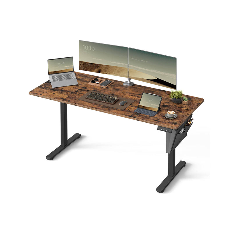 Electric Height Adjustable Desk with 4 Memory Presets 70 x 160 cm Sit Stand by Vasagle