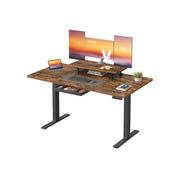 Electric Standing Desk with Adjustable Height and Built In Drawer for Home Office by Vasagle