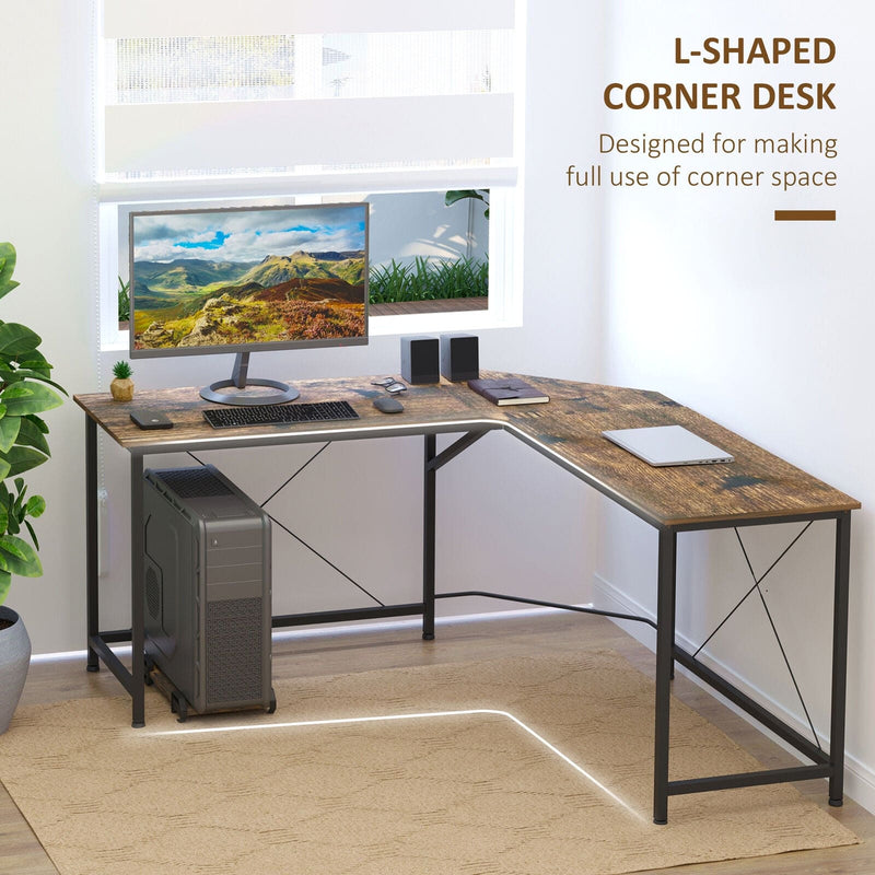 L Shaped Corner Gaming Desk, 150x150x75 cm