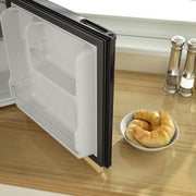 46 Litre Lockable Countertop Fridge in Black by HOMCOM