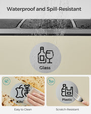 Recycling Bin Stickers Set of 36 Durable Waterproof Labels for Easy Waste Sorting by Songmics