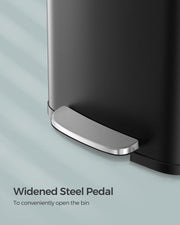 68L Kitchen Rubbish Bin with Soft Close Lid and Pedal for Home or Office by Songmics