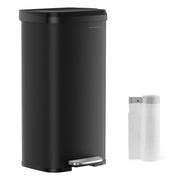 68L Kitchen Rubbish Bin with Soft Close Lid and Pedal for Home or Office by Songmics