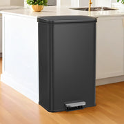 40L Large Rubbish Bin with Soft Close Lid for Kitchen or Office by Songmics