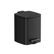 6L Small Rubbish Bin with Lid Compact Waste Container for Bathroom or Office by Songmics