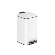 Slim Pedal Bin for Small Bathrooms and Tight Spaces with Soft Close Lid by Songmics
