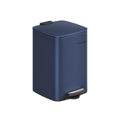 5.2 Gallon 20L Midnight Blue Pedal Bin with Soft Close Lid for Kitchen or Bathroom by Songmics