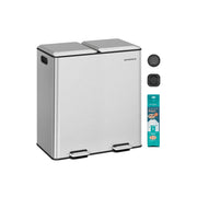 Double Kitchen Bin with Soft Close Lids and Removable Inner Buckets by Songmics