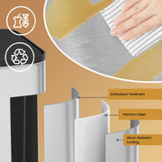 8 Litre Hanging Kitchen Bin with Lid Wall or Cupboard Mounted Space Saver by Songmics