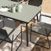 Grey 6 Seater Patio Dining Set With Cushions and Rattan Backrest by Outsunny