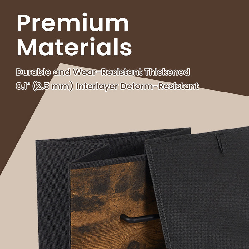 Wooden Chest of Drawers with 4 Spacious Storage Drawers for Bedroom Organisation by Songmics