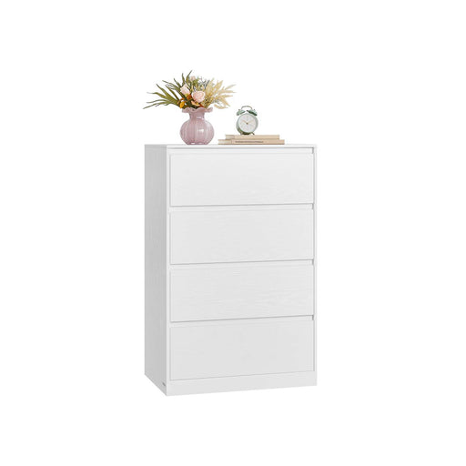 Four Drawer Chest of Drawers with Storage in Modern KAILYN Design for Bedroom by Vasagle