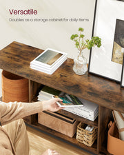 TV Stand for TVs up to 65 Inches with Open Shelves and Storage Space by Vasagle
