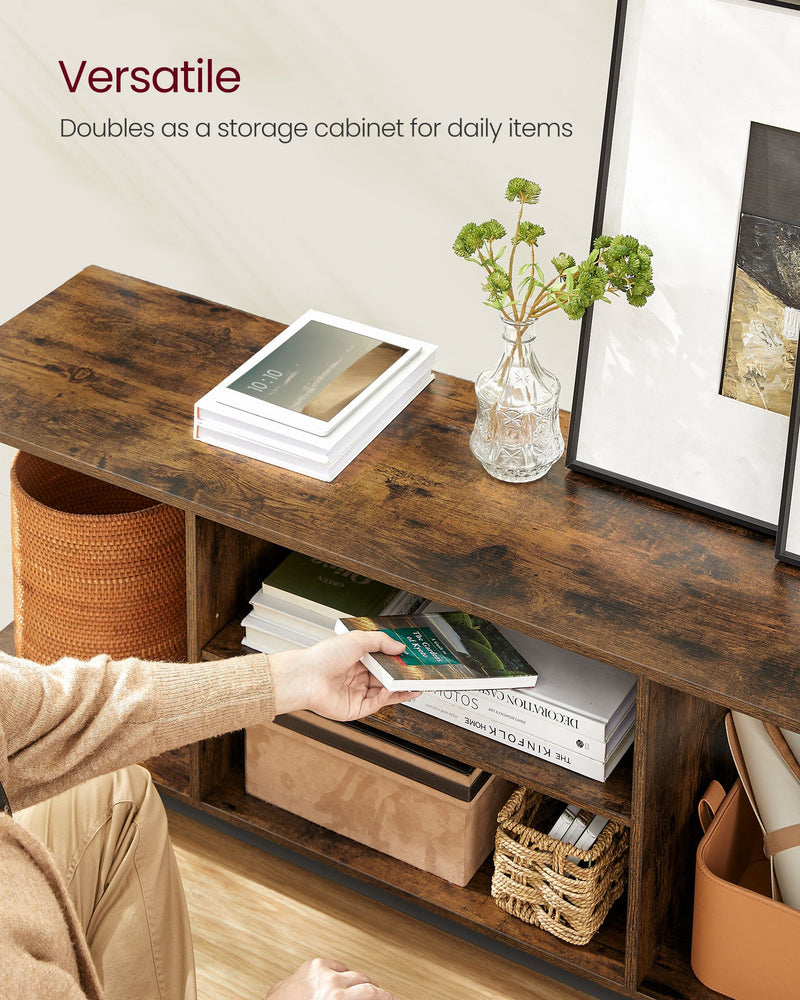 TV Stand for TVs up to 65 Inches with Open Shelves and Storage Space by Vasagle