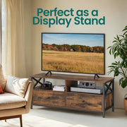 TV Cabinet for TVs up to 55 Inches with Drawers and Open Shelves by Vasagle