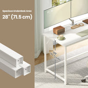 Modern Computer Desk with Storage for Home Office or Study Space by Vasagle