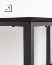 Wooden Writing Desk with Adjustable Shelves Left or Right for Home Office by Vasagle