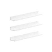 Set of 3 Wall Mounted Floating Shelves for Home Storage and Display by Songmics