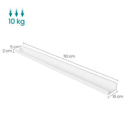 Long Wall Mounted Floating Shelf for Living Room or Bedroom Storage by Songmics