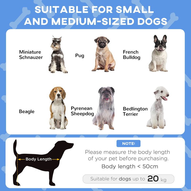 Cooling Raised Pet Bed with Breathable Mesh Ideal for Small and Medium Dogs Dark Blue