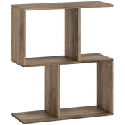 Narrow 3 Tier Side Table with Open Storage Shelves Ideal for Small Spaces Oak