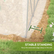 Image of a large walk in polytunnel greenhouse with a large door to the front