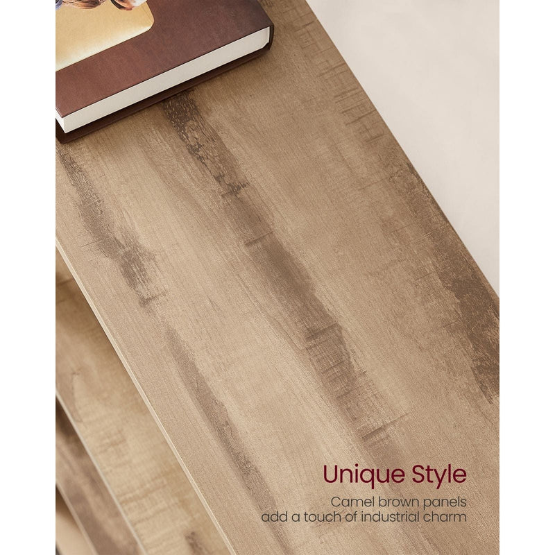 Image of a Large Industrial Bookcase With 14 Shelves by Vasagle Furniture.