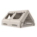 Large Waterproof Inflatable Camping Tent With Skylights & Air Pump, 8-10 Person, Khaki