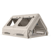 Large Waterproof Inflatable Camping Tent With Skylights & Air Pump, 8-10 Person, Khaki