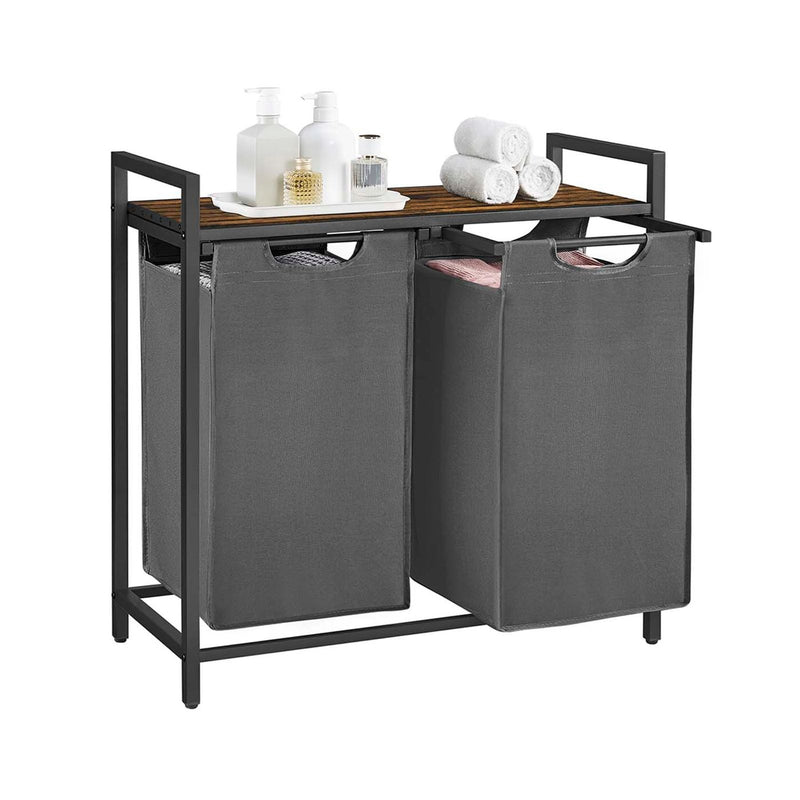 Laundry Basket 2 Compartment by Vasagle