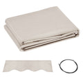 Cream White Awning Replacement Canopy Water Resistant UPF 50 Plus for 3 x 2.5 m Garden Awning by Outsunny